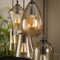 AnLi Style Hanglamp 5L stone glass mix
