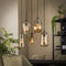 AnLi Style Hanglamp 5L stone glass mix