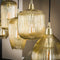 AnLi Style Hanglamp 5L stripe glass mix