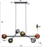AnLi Style Hanglamp 6L molecule mix glass
