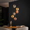 AnLi Style Hanglamp 6x bol getrapt metal print