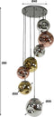 AnLi Style Hanglamp 7L getrapt stellar