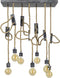 AnLi Style Hanglamp 7L touw 3+4