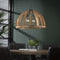 AnLi Style Hanglamp Ø60 gebogen houten spijlen