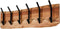 AnLi-Style Kapstok Sjimmie 2x6 haken