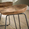 AnLi Style Kruk hout ergo - massief acacia