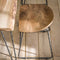 AnLi Style Kruk hout ergo - massief acacia