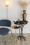 ANLI STYLE LOUNGE CHAIR JOLIEN GOLD/DARK BLUE