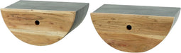 AnLi Style Nachtkastje 1L set/2 half moon