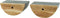 AnLi Style Nachtkastje 1L set/2 half moon