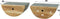 AnLi Style Nachtkastje 1L set/2 half moon