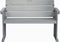 AnLi-Style Outdoor- Tuinbank Paris 2 zits 120 cm