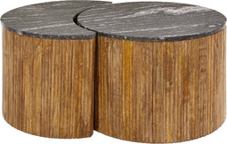 AnLi Style Salontafel set/2 half moon midnight