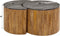 AnLi Style Salontafel set/2 half moon midnight