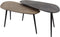 AnLi Style Salontafel set/2 niervormig metallic