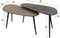 AnLi Style Salontafel set/2 niervormig metallic