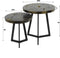 AnLi Style Salontafel set 2/ rond black and gold