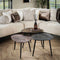 AnLi Style Salontafel set/3 driehoekig patina metal