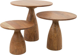 AnLi Style Salontafel set/3 massieve voet kegel