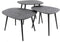 AnLi Style Salontafel set/3 vierhoekig metallic