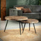 AnLi-Style Salontafel set van 2 ronde tafeltjes metallic antiek brons