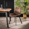 AnLi Style Stoel brede zit. Champagne velours