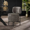 AnLi Style Stoel cocktail boucle draaibaar Grijs