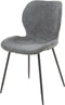 AnLi Style Stoel ronde buis boucle grijs