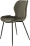 AnLi Style Stoel velvet ronde buis - antraciet velours