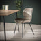 AnLi Style Stoel velvet ronde buis - champagne velours
