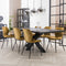 AnLi Style Stoel velvet ronde buis - goudkleurig velours