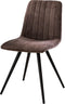 AnLi Style Stoel velvet straight stitch - taupe velours