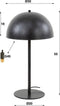 AnLi Style Tafellamp 2L shield metal