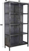 AnLi Style Vitrinekast Rift metal 2 deuren