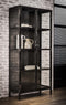 AnLi Style Vitrinekast Rift metal 2 deuren