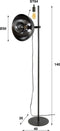 AnLi Style Vloerlamp 1L adjust