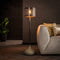 AnLi Style Vloerlamp 1L rechte kap natural