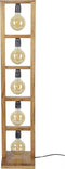 AnLi Style Vloerlamp 5L modulo houten frame