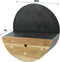 AnLi Style Wandschap half moon Ø50 met lade