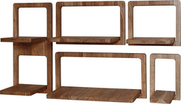 AnLi Style Wandschap set/5 curvy
