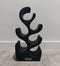 AnLi Style Wijnrek Suar hout zwart 6 flessen - 50cm