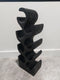 AnLi Style Wijnrek Suar hout Zwart 8 flessen - 70cm