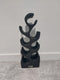 AnLi Style Wijnrek Suar hout Zwart 8 flessen - 70cm