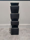 AnLi Style Wijnrek Suar hout Zwart 8 flessen - 70cm