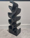 AnLi Style Wijnrek Suar hout Zwart 8 flessen - 70cm