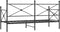 vidaXL - Slaapbank - zonder - matras - 80x200 - cm - staal - zwart
