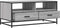 vidaXL - Salontafel - 100x50x45 - cm - bewerkt - hout - en - metaal - grijs - sonoma