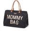 Childhome - Mommy Bag ® - Verzorgingstas - Zwart - Goud - Multifunctioneel - Grote Capaciteit - Inclusief Accessoires