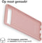 iMoshion Hoesje Geschikt voor Google Pixel 6a Hoesje Siliconen - iMoshion Color Backcover - lichtroze
