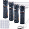 Anna Collection oplAAAdbare batterijen - AAA - 4x stuks - met USB kabel